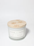 Sand + Paws Ocean Mist 12 oz scented candle Premium