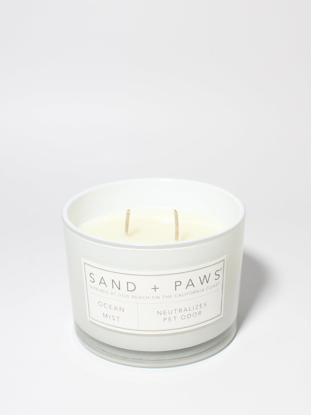 Sand + Paws Ocean Mist 12 oz scented candle Premium