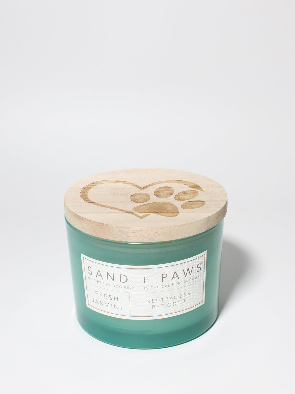 Sand + Paws Fresh Jasmine 12 oz scented candle Premium