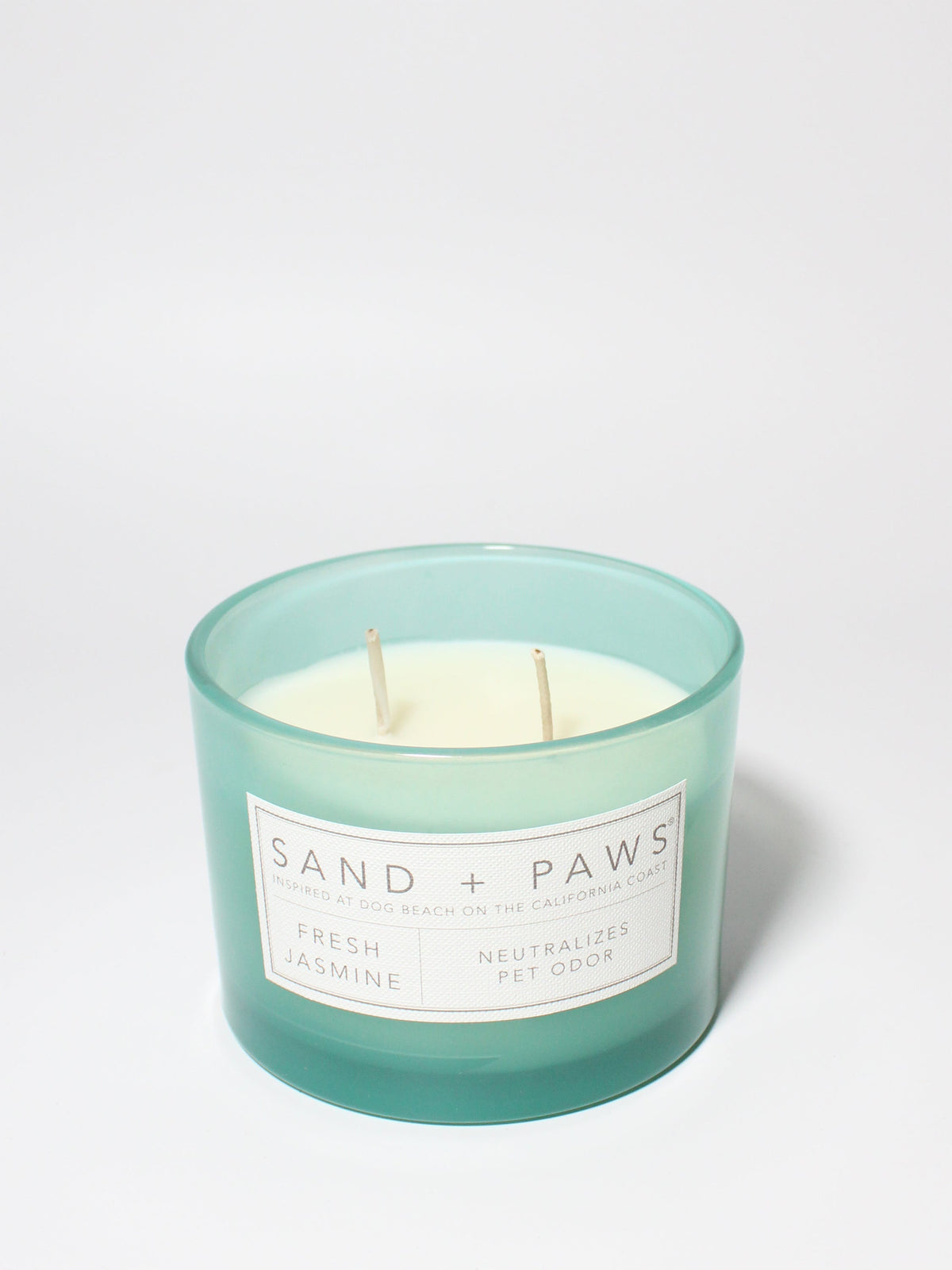 Sand + Paws Fresh Jasmine 12 oz scented candle Premium