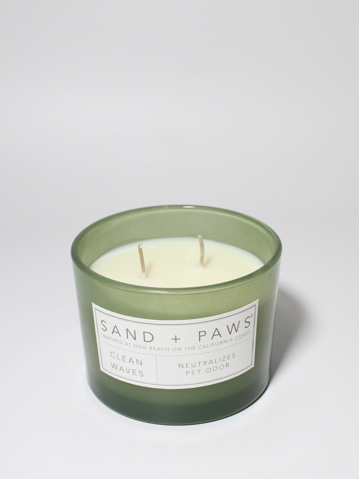 Sand + Paws Clean Waves 12 oz scented candle Premium