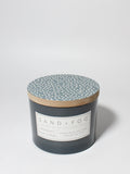 Midnight Blue Citrus 12 oz scented candle Premium