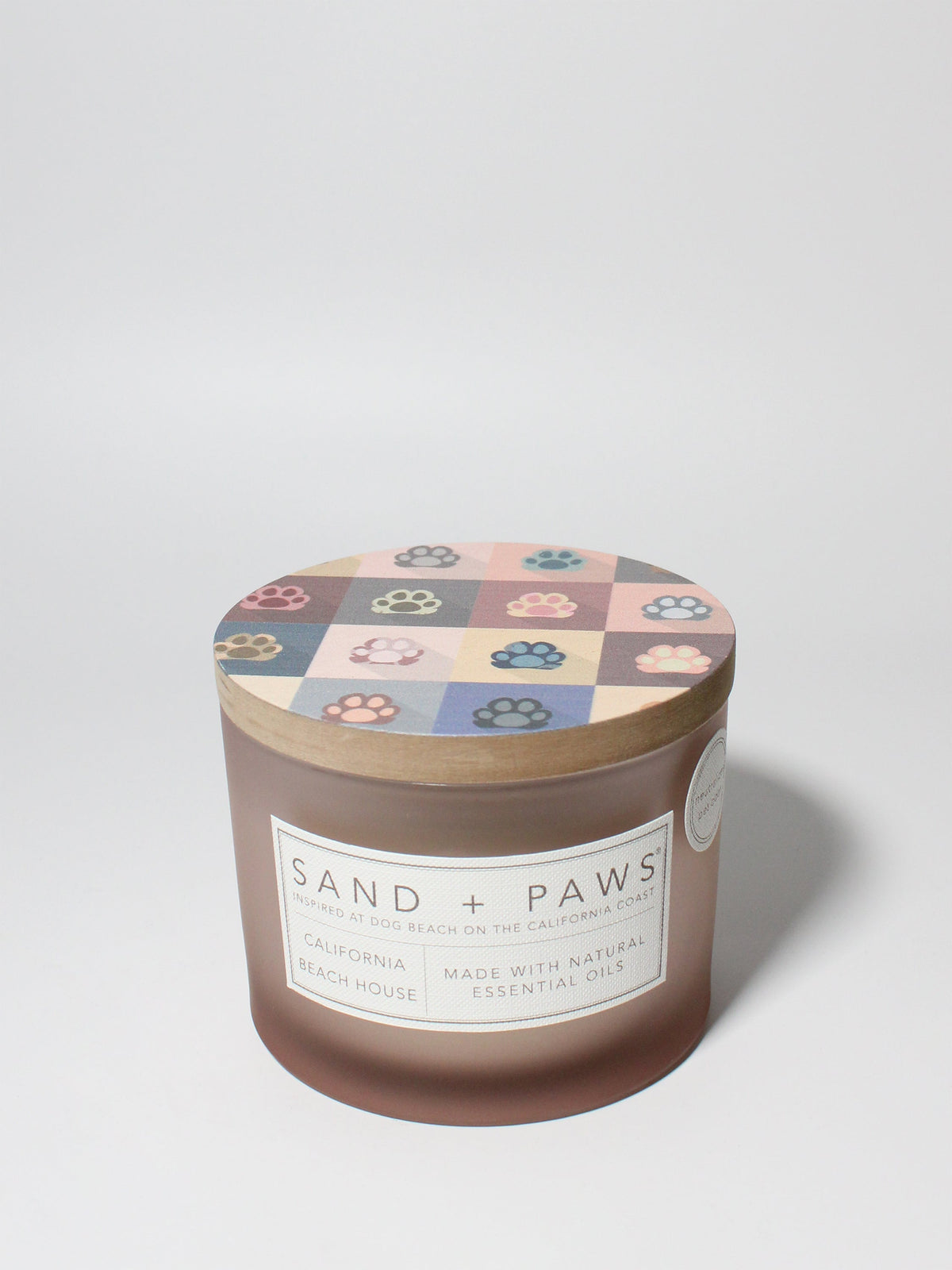 Sand + Paws California Beach House 12 oz scented candle Premium
