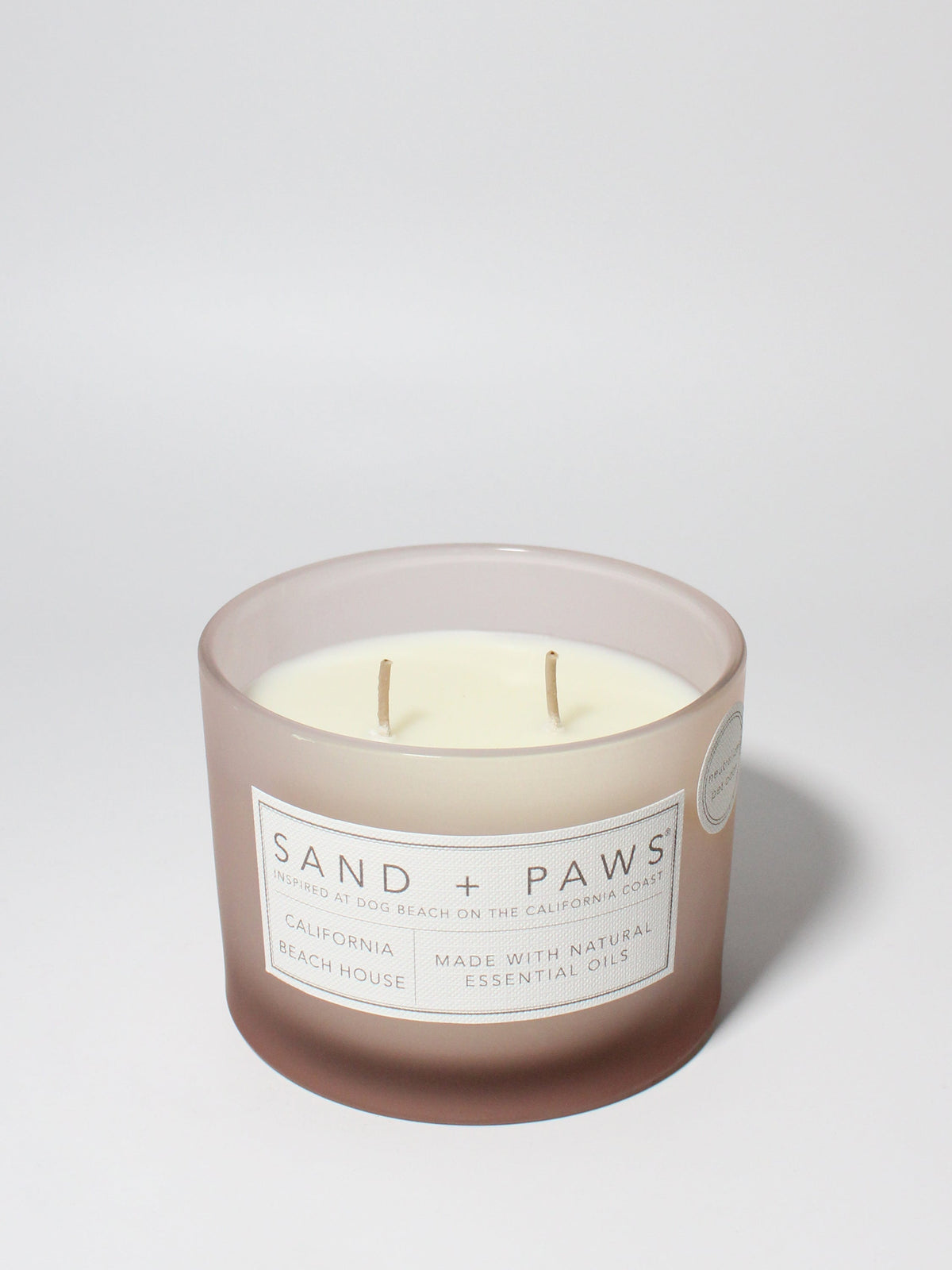 Sand + Paws California Beach House 12 oz scented candle Premium