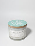 Sand + Paws Gardenia 12 oz scented candle Premium