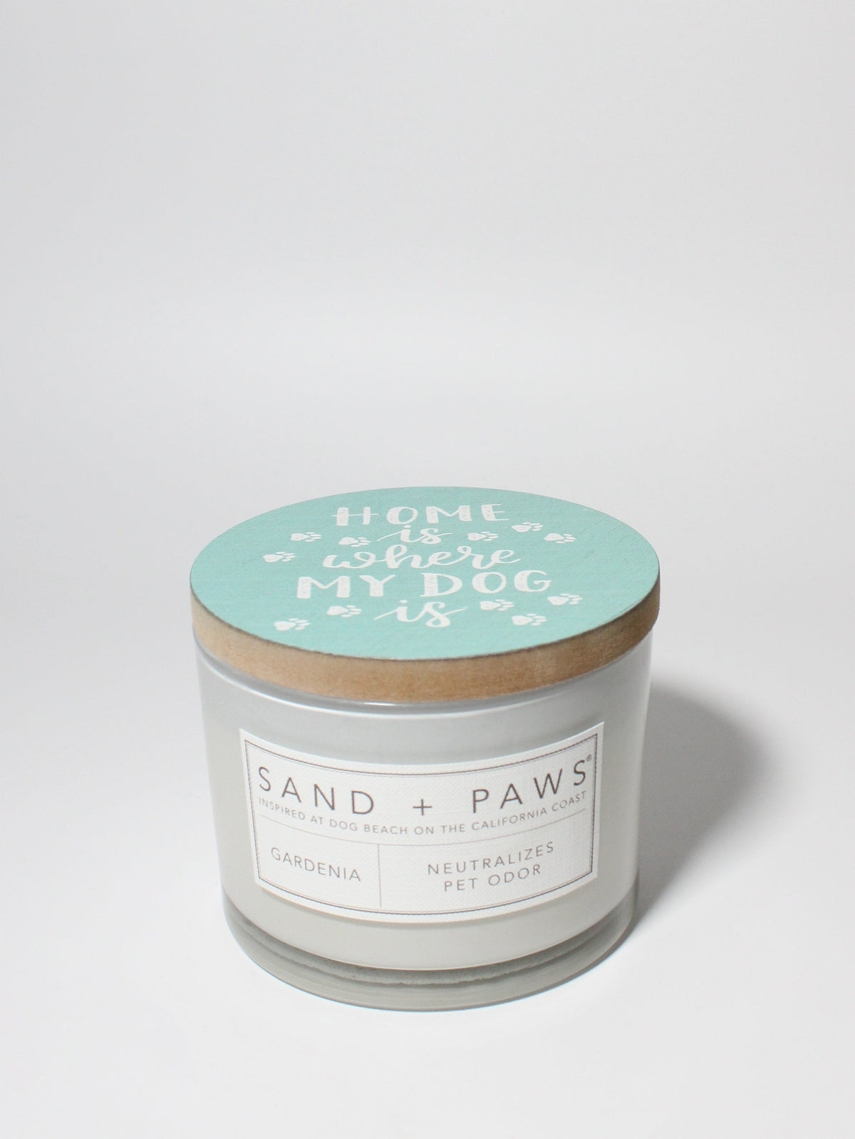 Sand + Paws Gardenia 12 oz scented candle Premium