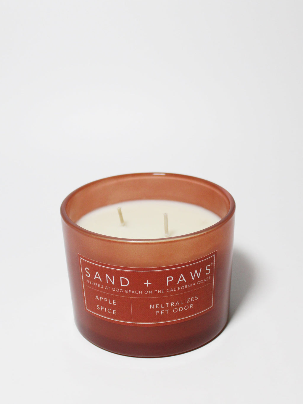 Sand + Paws Apple Spice 12 oz scented candle Premium