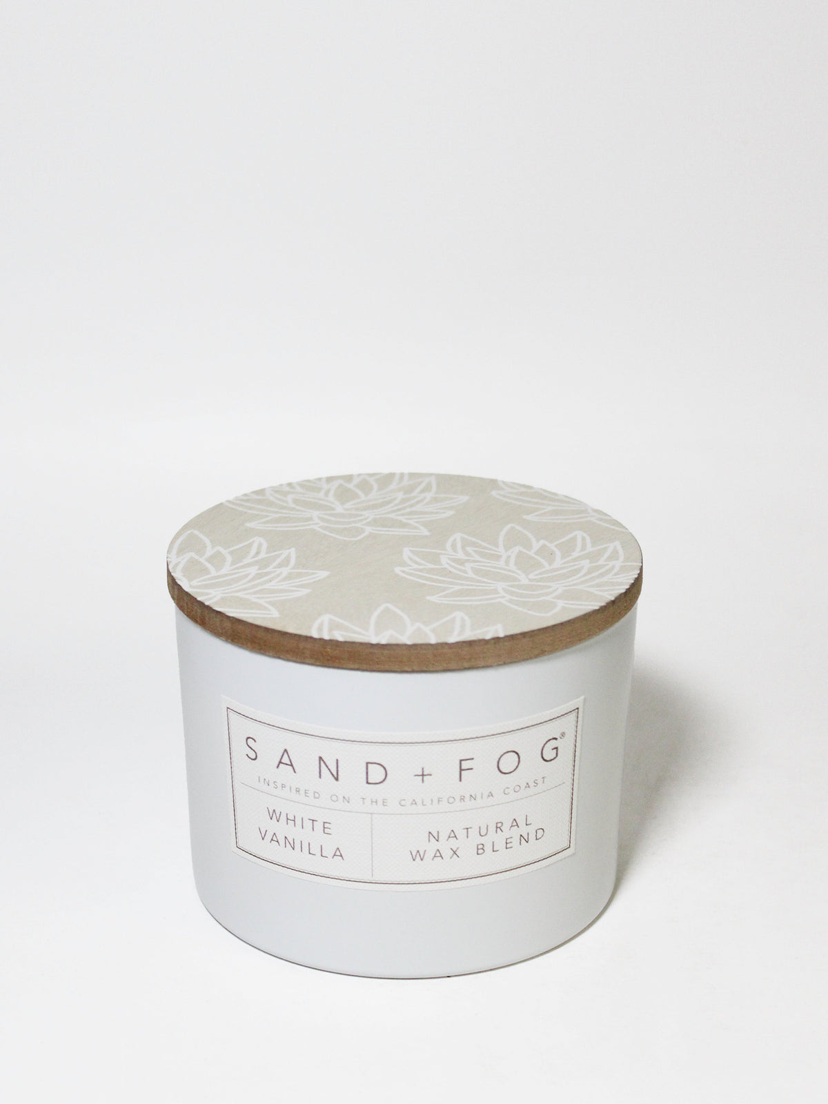 White Vanilla 12 oz scented candle Premium