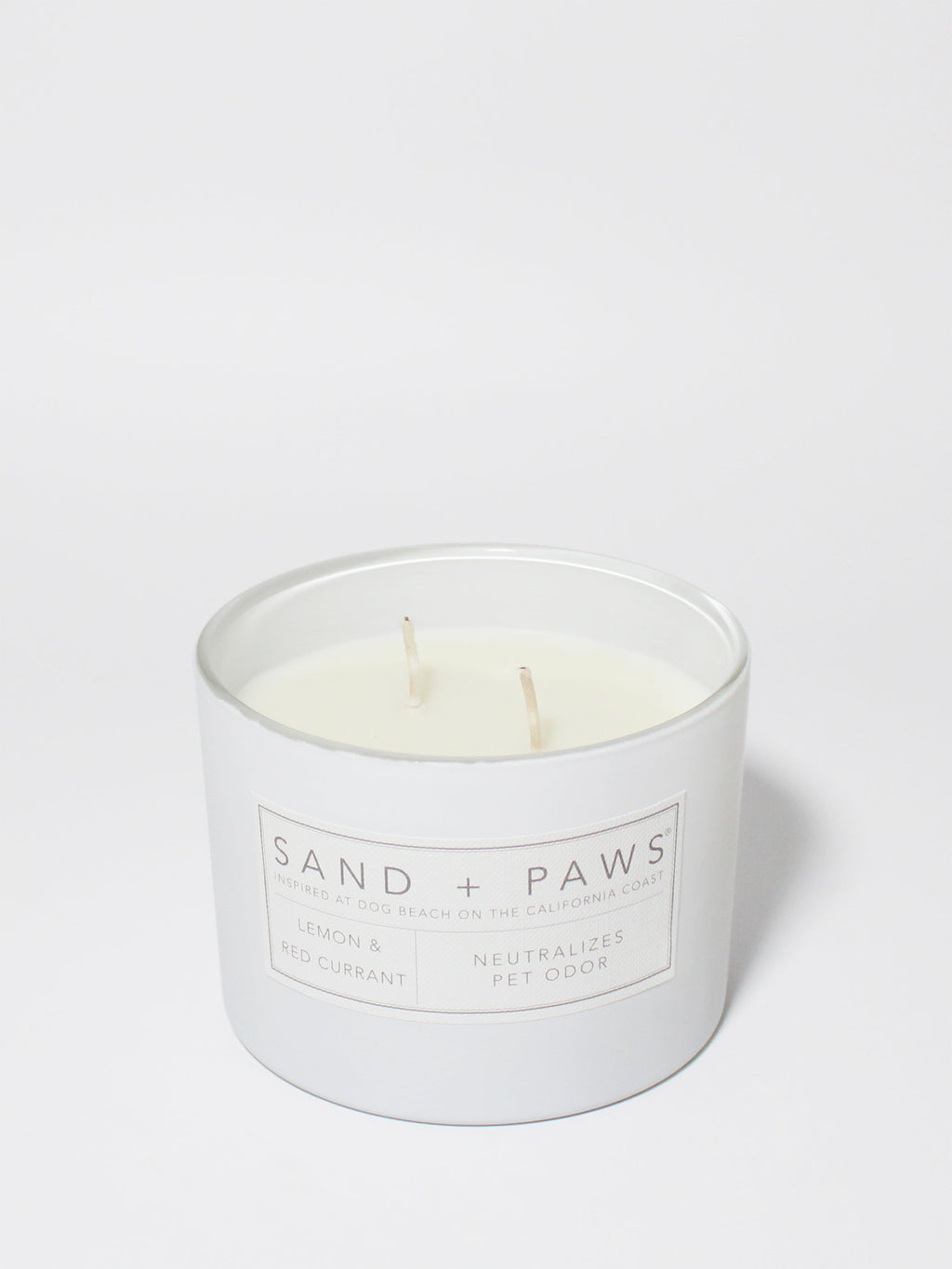 Sand + Paws Lemon & Red Currant 12 oz scented candle Premium