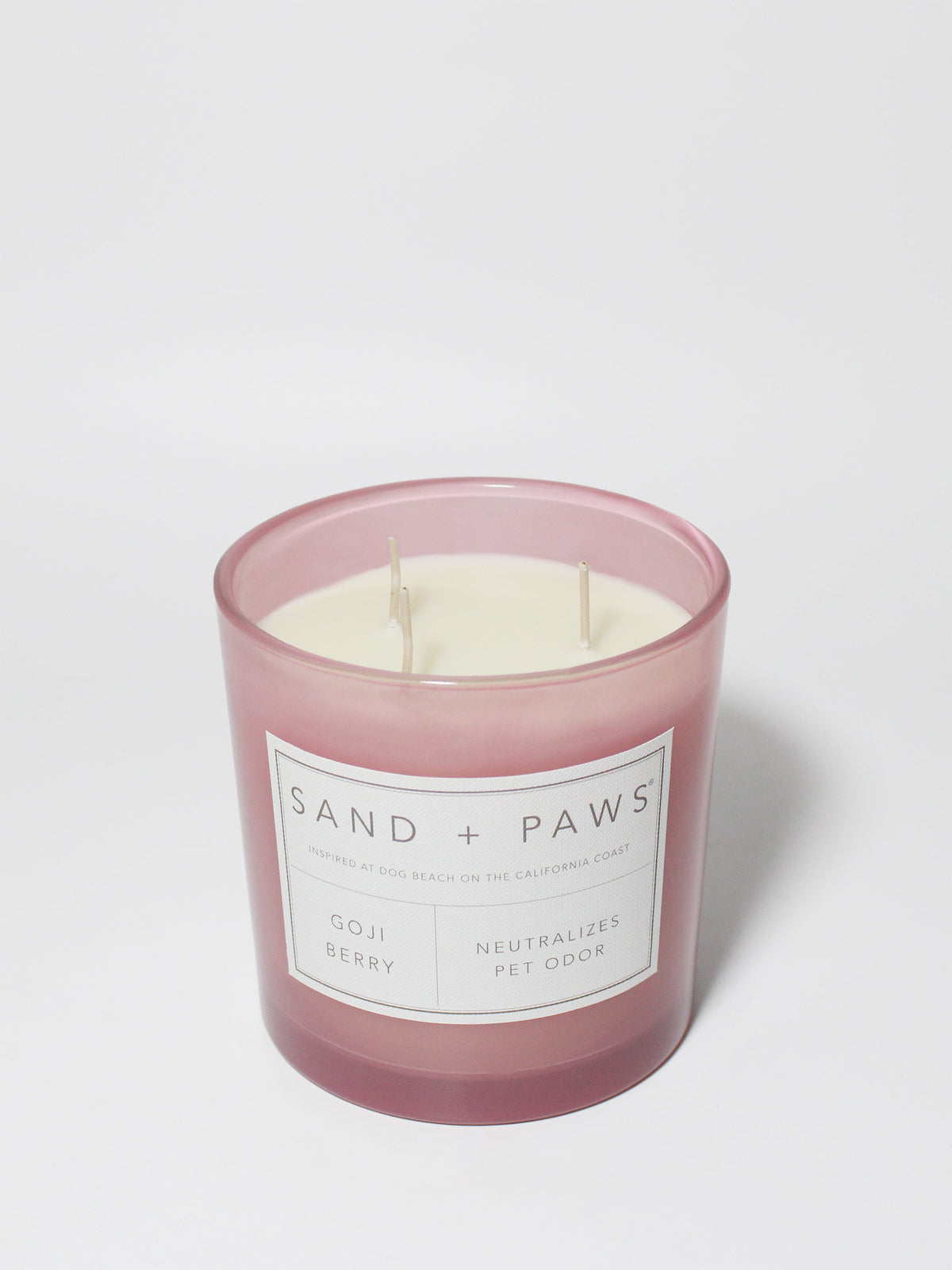 Sand + Paws Goji Berry 21 oz scented candle Premium