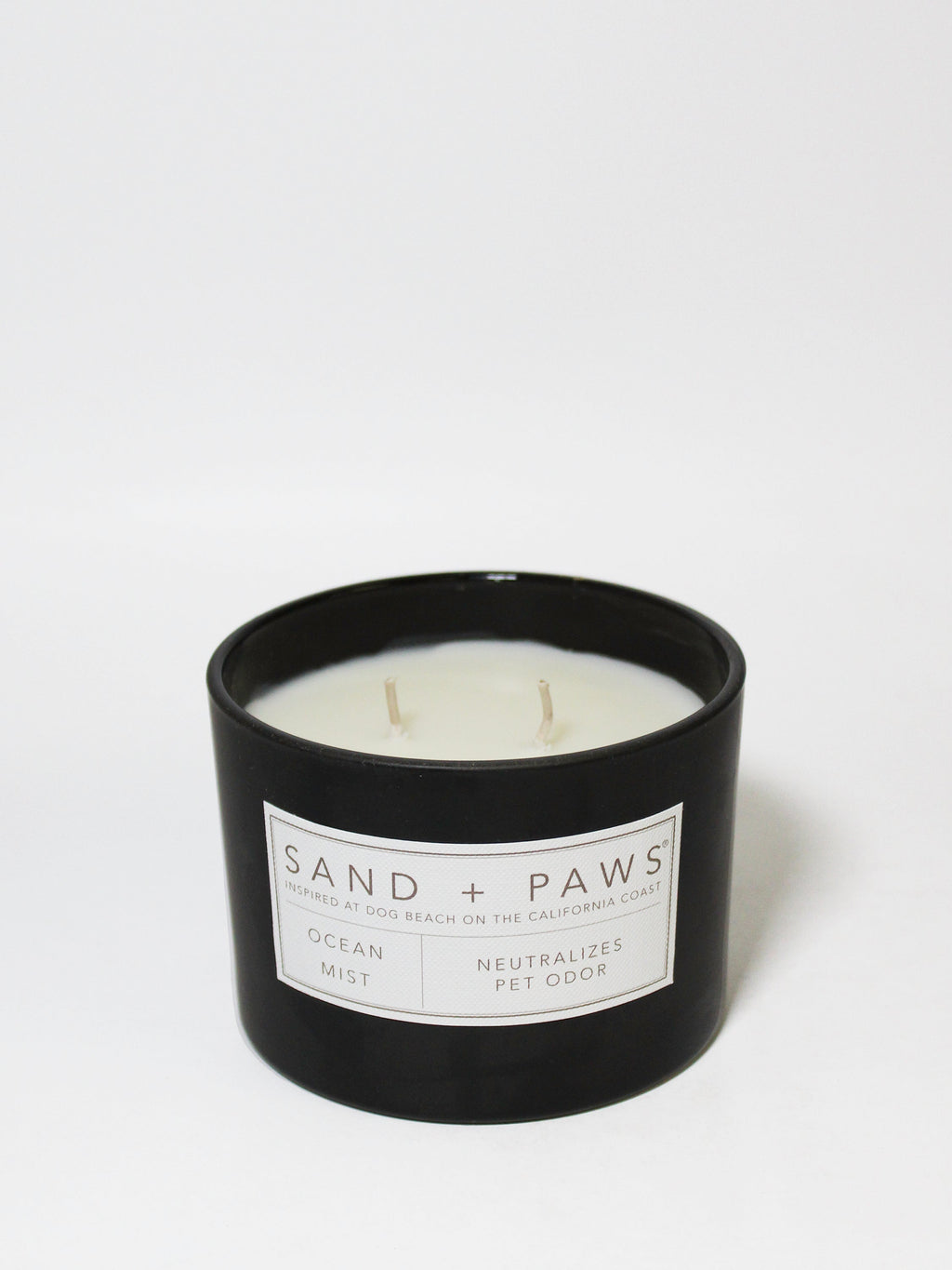 Sand + Paws Ocean Mist 12 oz scented candle Premium