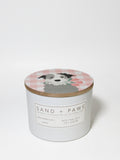 Sand + Paws Watermelon Mint 12 oz scented candle Premium