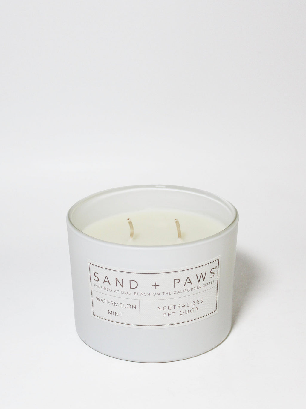 Sand + Paws Watermelon Mint 12 oz scented candle Premium