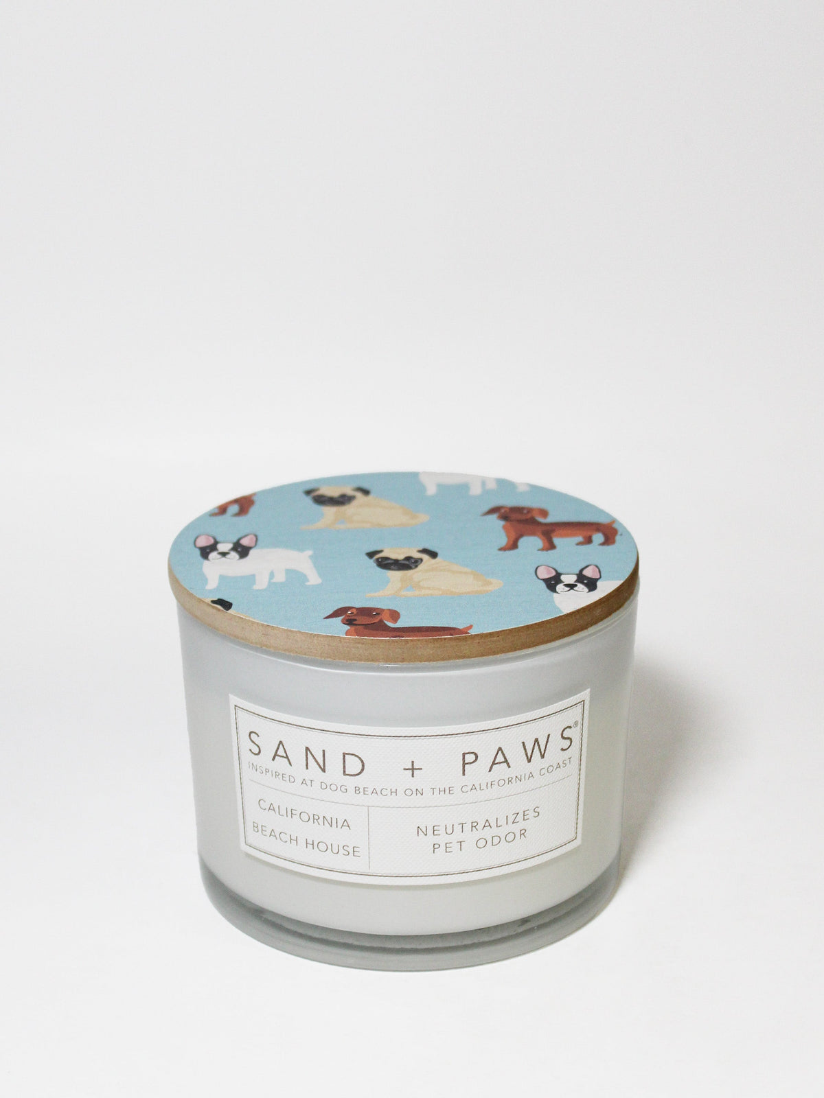 Sand + Paws California Beach House 12 oz scented candle Premium
