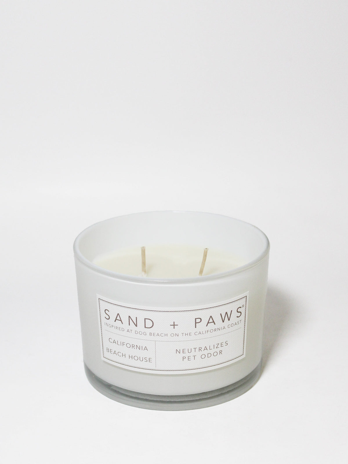 Sand + Paws California Beach House 12 oz scented candle Premium