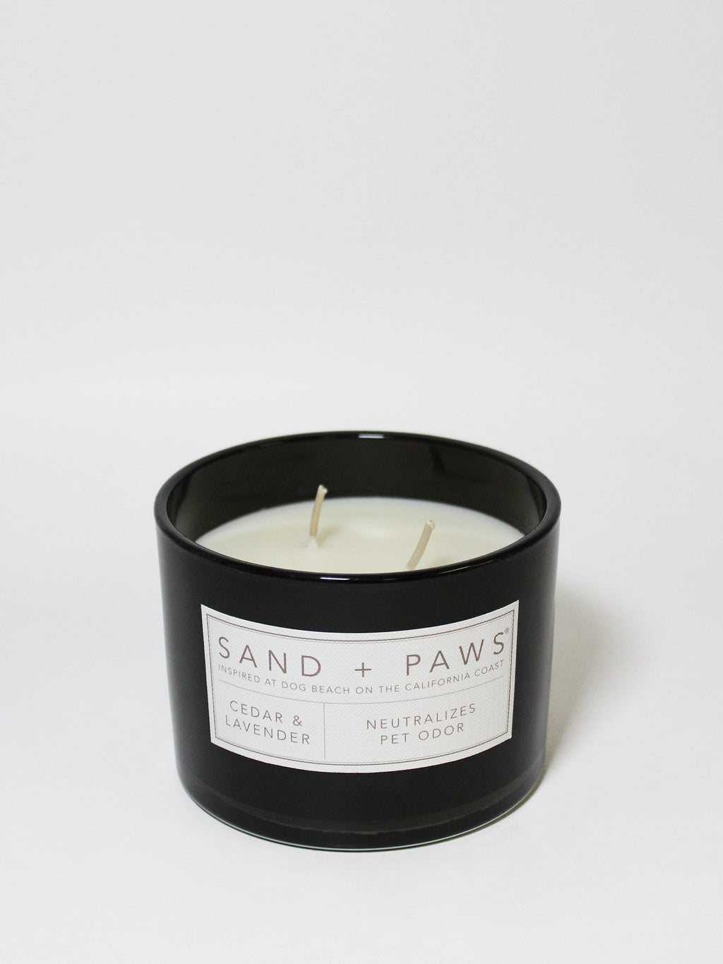 Sand + Paws Cedar & Lavender 12 oz scented candle Premium