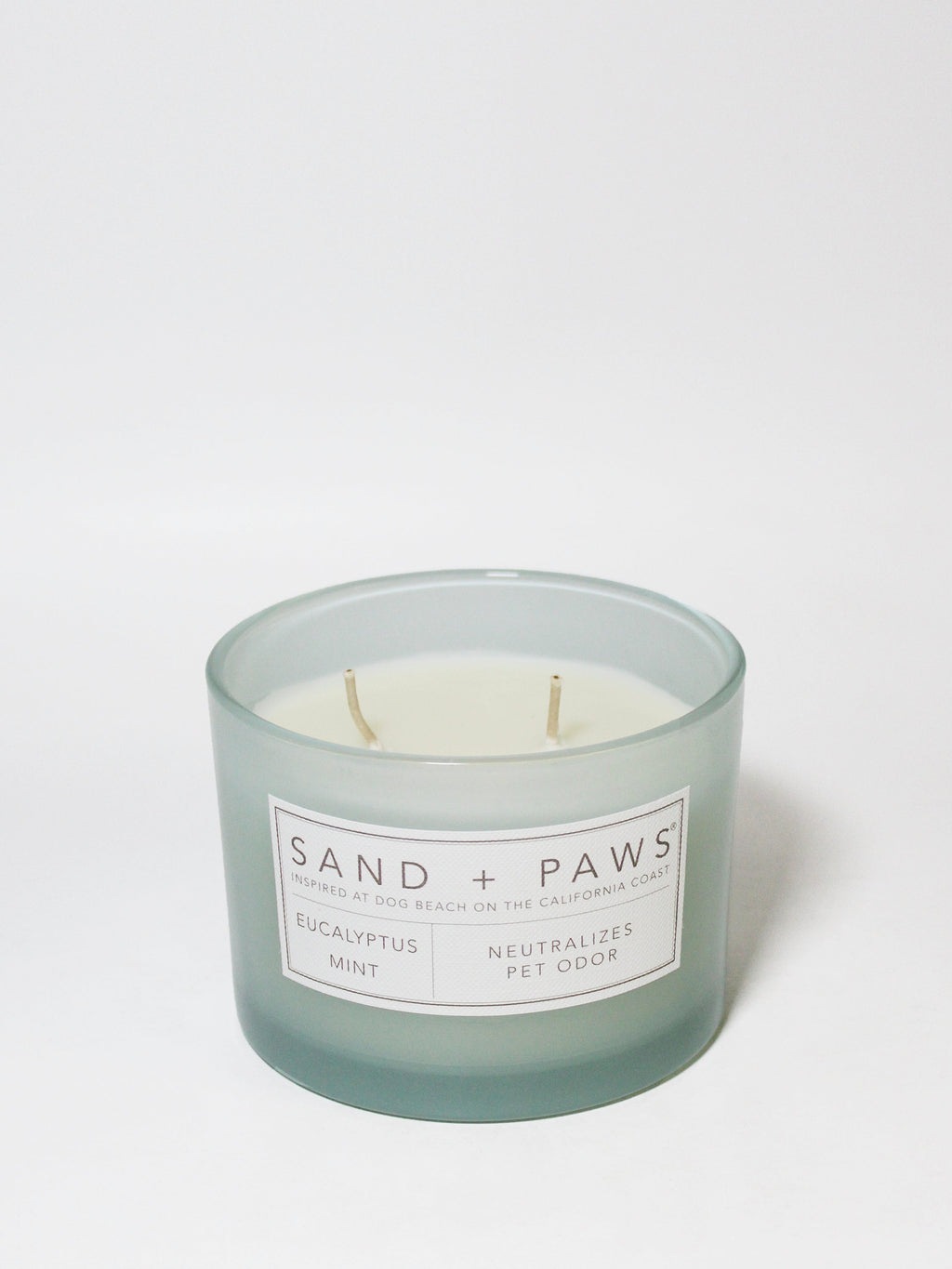 Sand + Paws Eucalyptus Mint 12 oz scented candle Premium