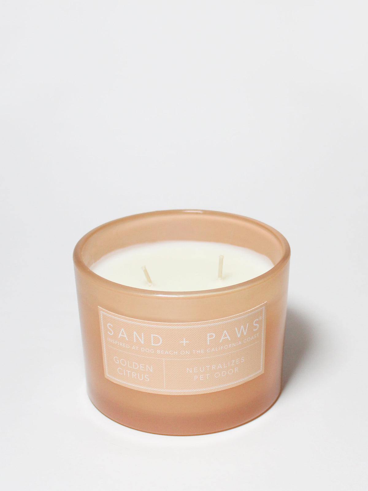 Sand + Paws Golden Citrus 12 oz scented candle Premium