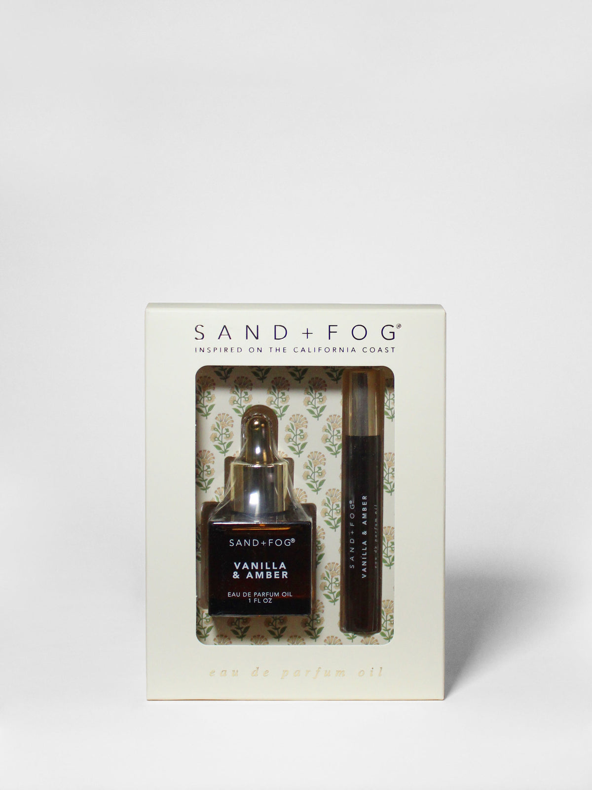 Luxurious Perfume Oil Rollerball and Perfume Dropper Set - Vanilla & Amber