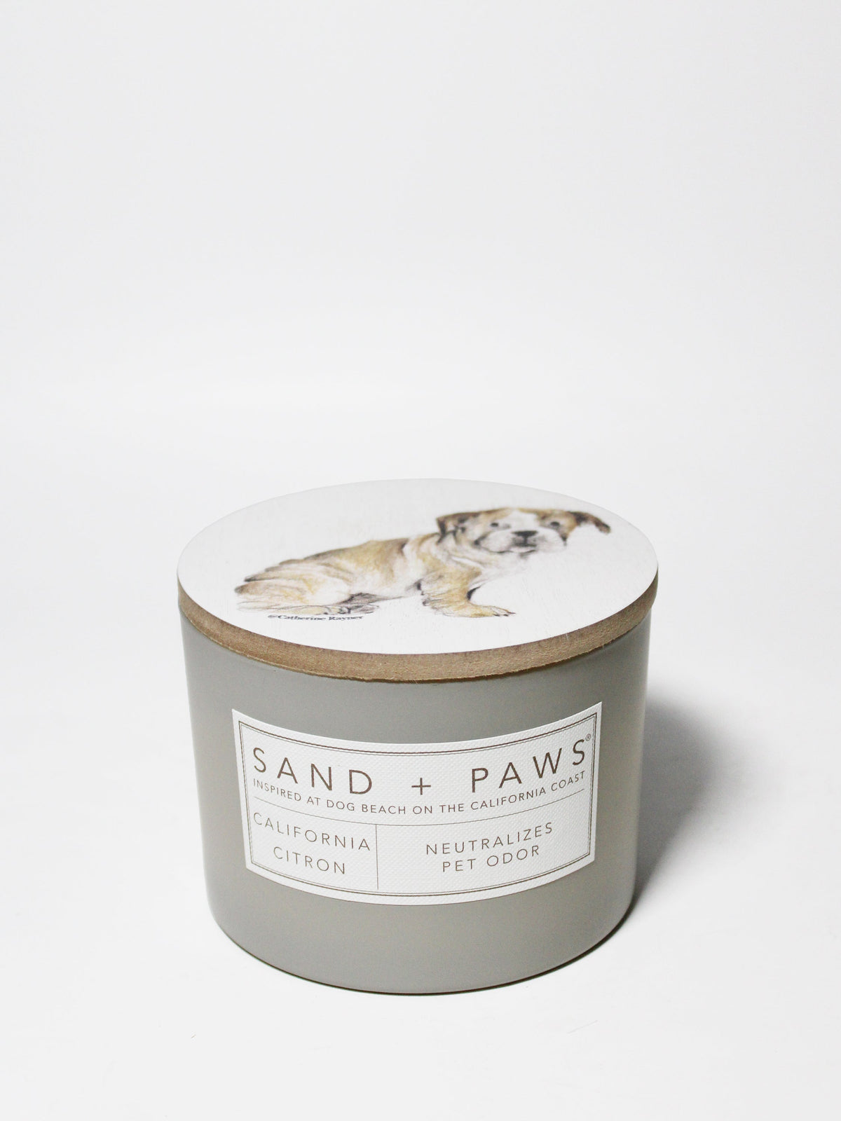 Sand + Paws California Citron 12 oz scented candle Premium