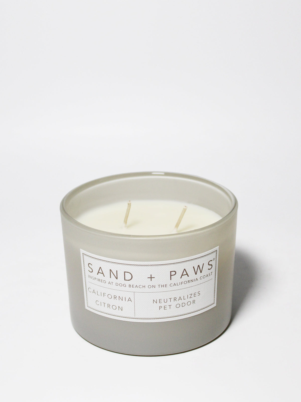 Sand + Paws California Citron 12 oz scented candle Premium