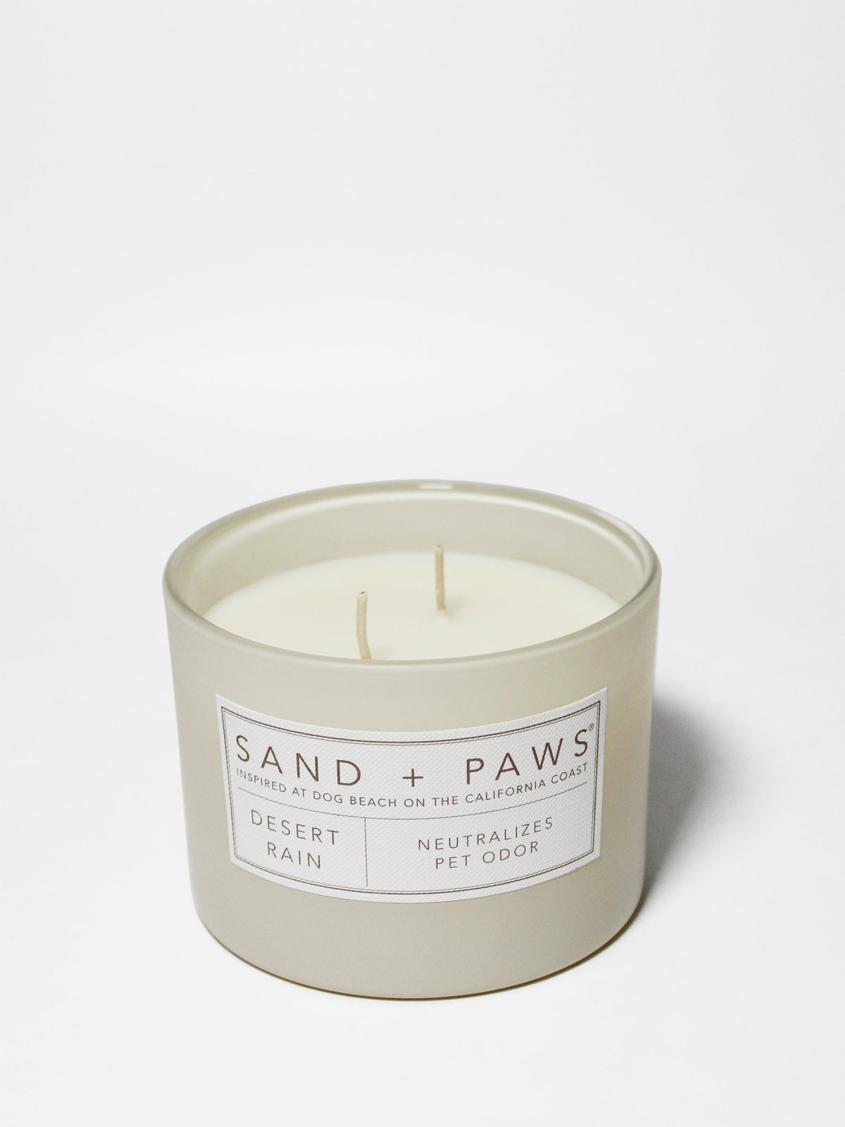 Sand + Paws Desert Rain 12 oz scented candle Premium