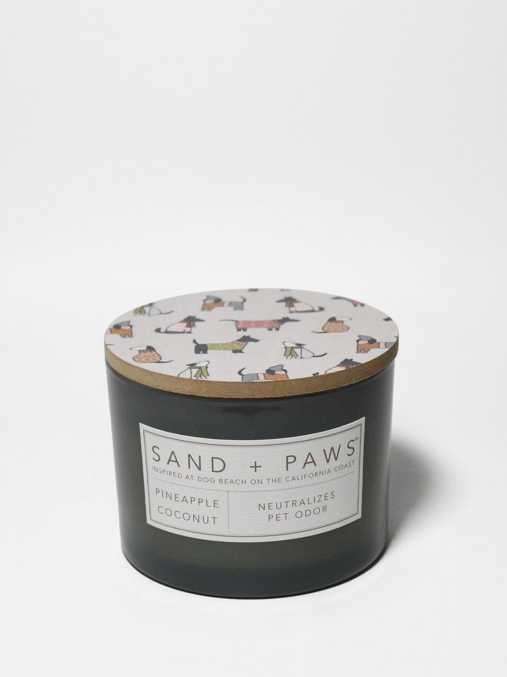 Sand + Paws Pineapple Coconut 12 oz scented candle Premium