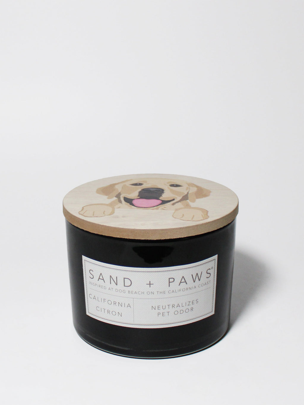 Sand + Paws California Citron 12 oz scented candle Premium