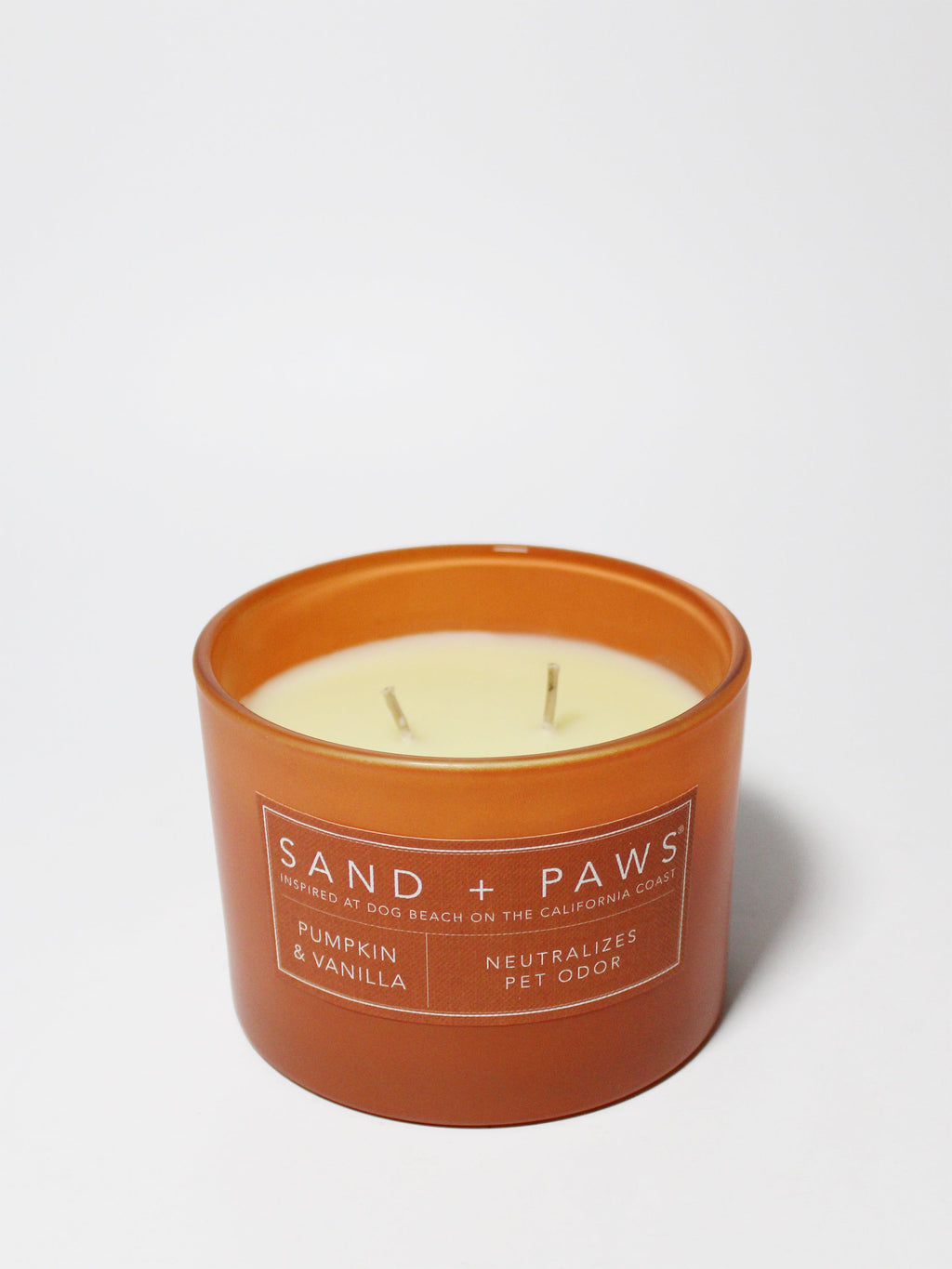 Sand + Paws Pumpkin & Vanilla 12 oz scented candle Premium