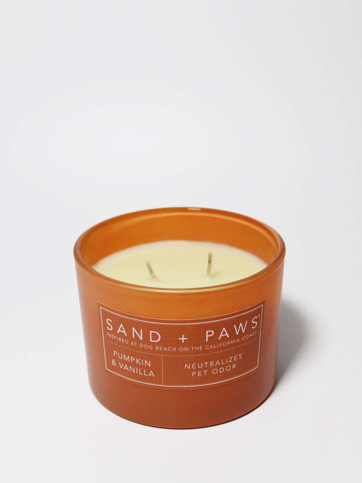 Sand + Paws Pumpkin & Vanilla 12 oz scented candle Premium