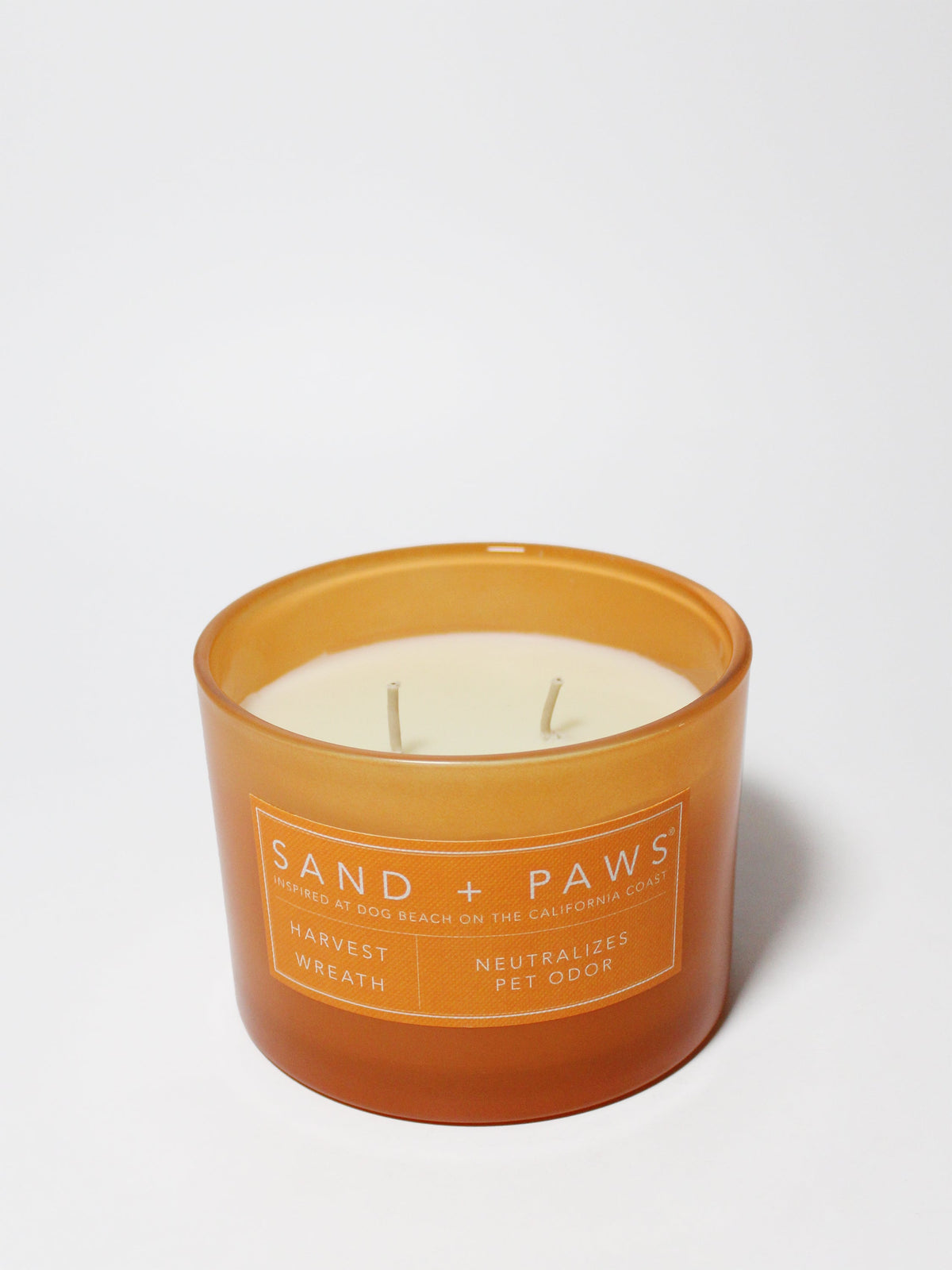 Sand + Paws Harvest Wreath 12 oz scented candle Premium