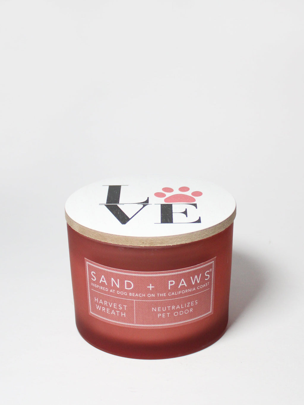 Sand + Paws Harvest Wreath 12 oz scented candle Premium