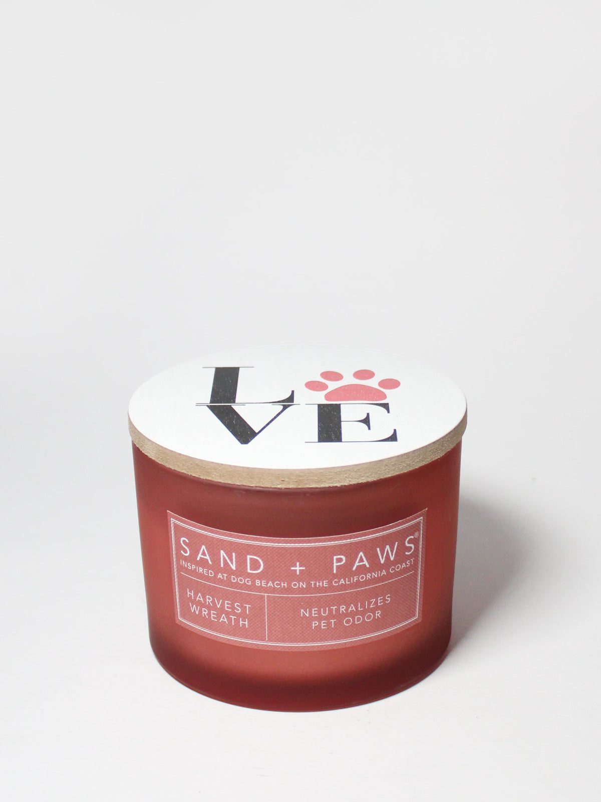 Sand + Paws Harvest Wreath 12 oz scented candle Premium
