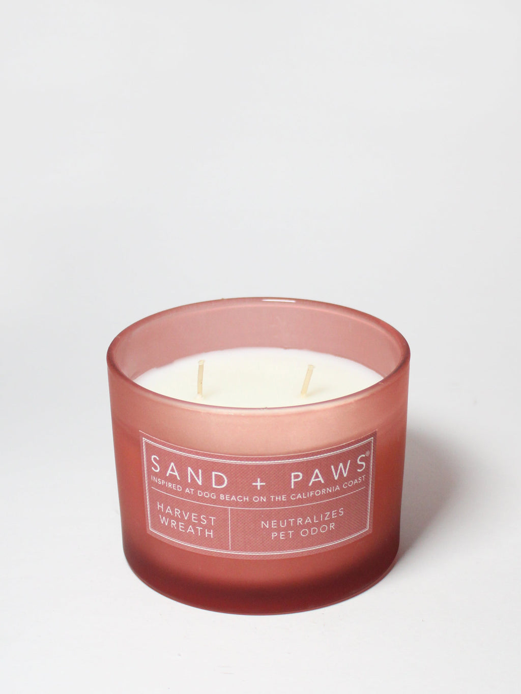 Sand + Paws Harvest Wreath 12 oz scented candle Premium