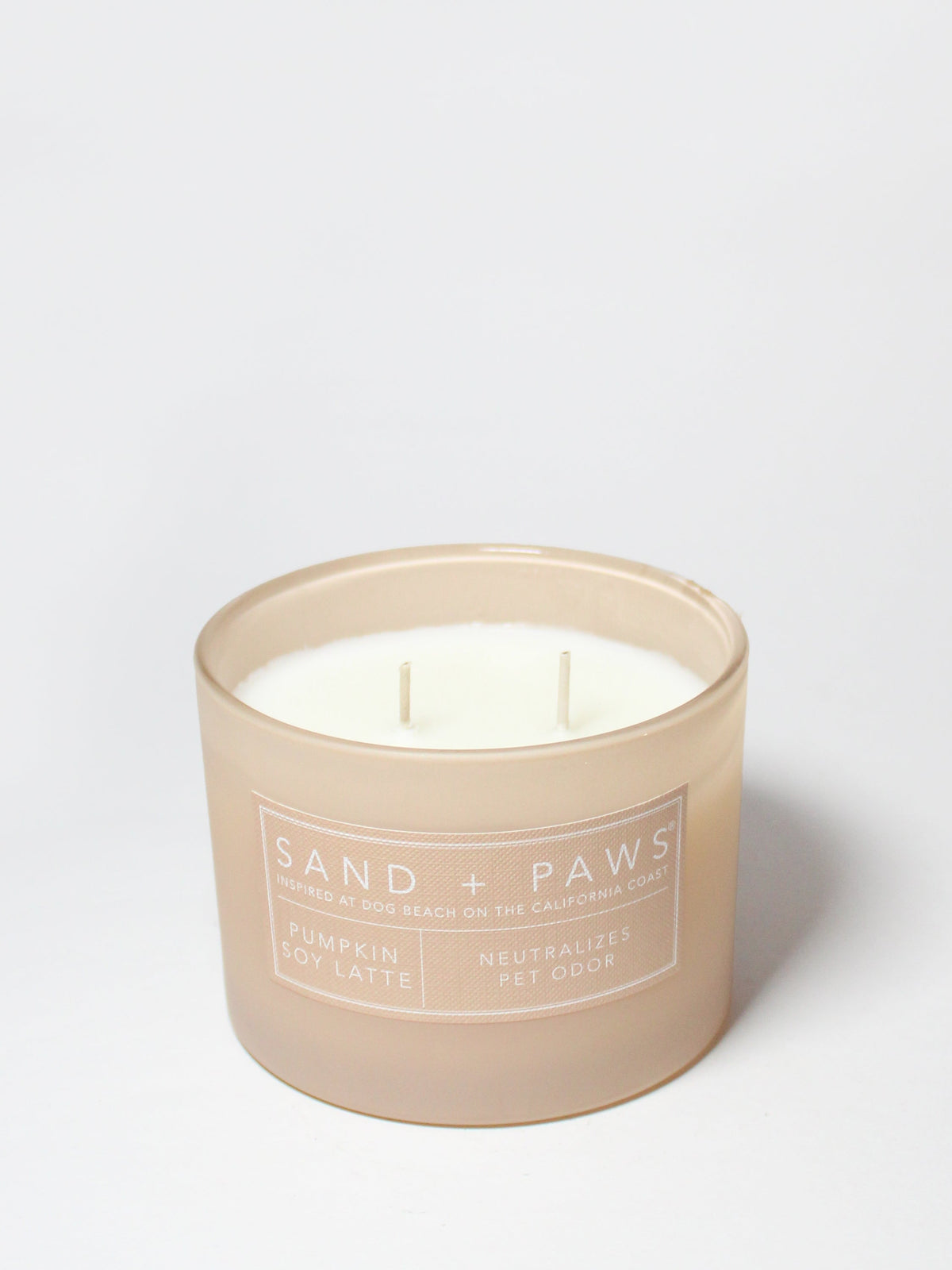 Sand + Paws Pumpkin Soy Latte 12 oz scented candle Premium