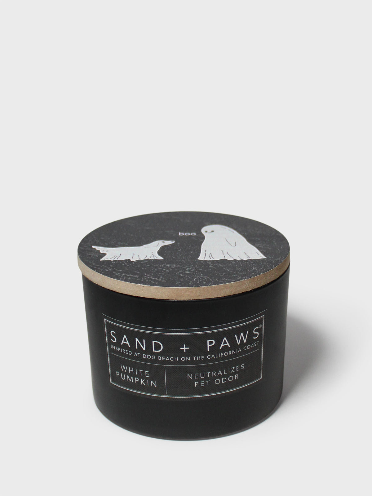 Sand + Paws White Pumpkin 12 oz scented candle Premium