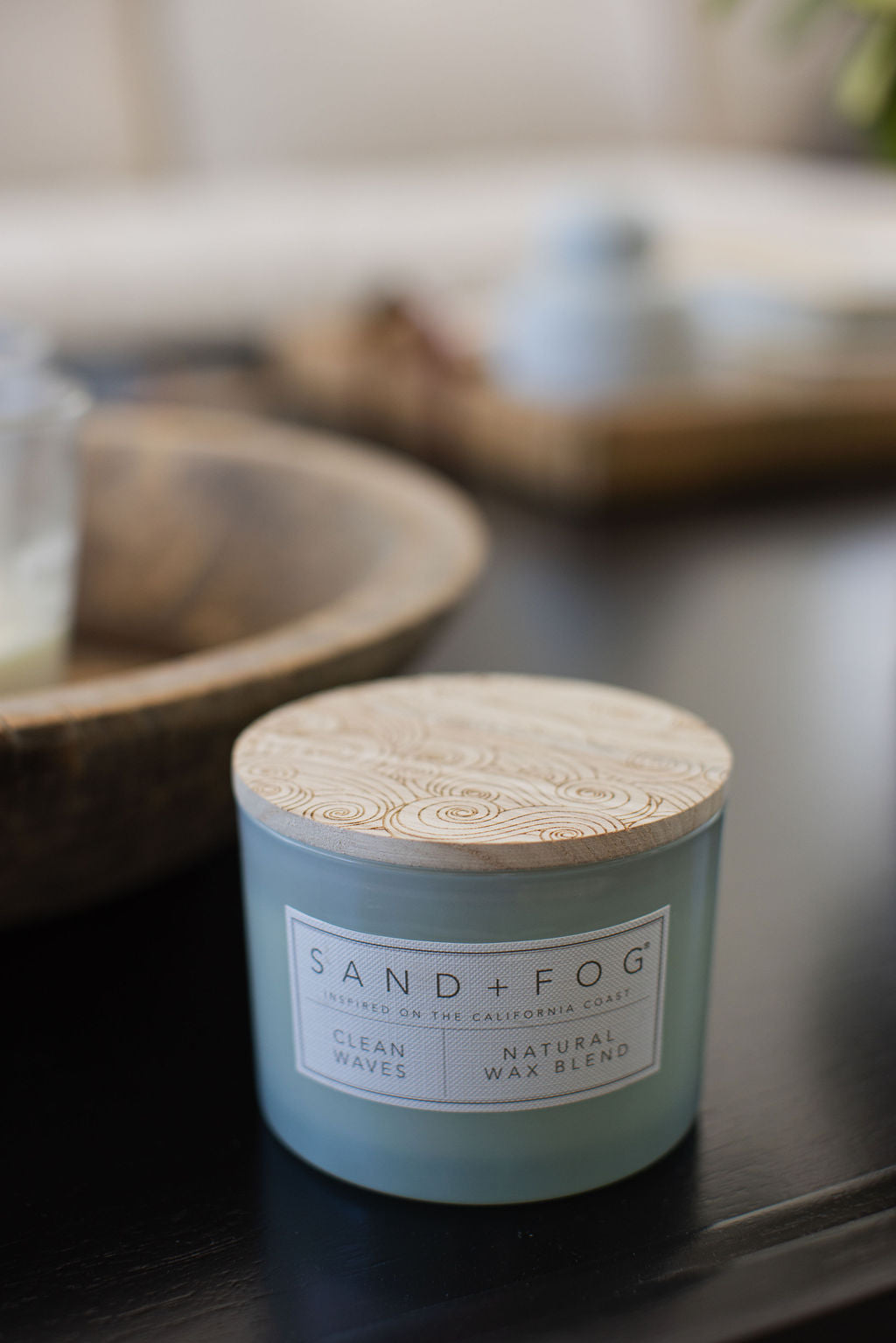 Clean Waves 12 oz scented candle Premium