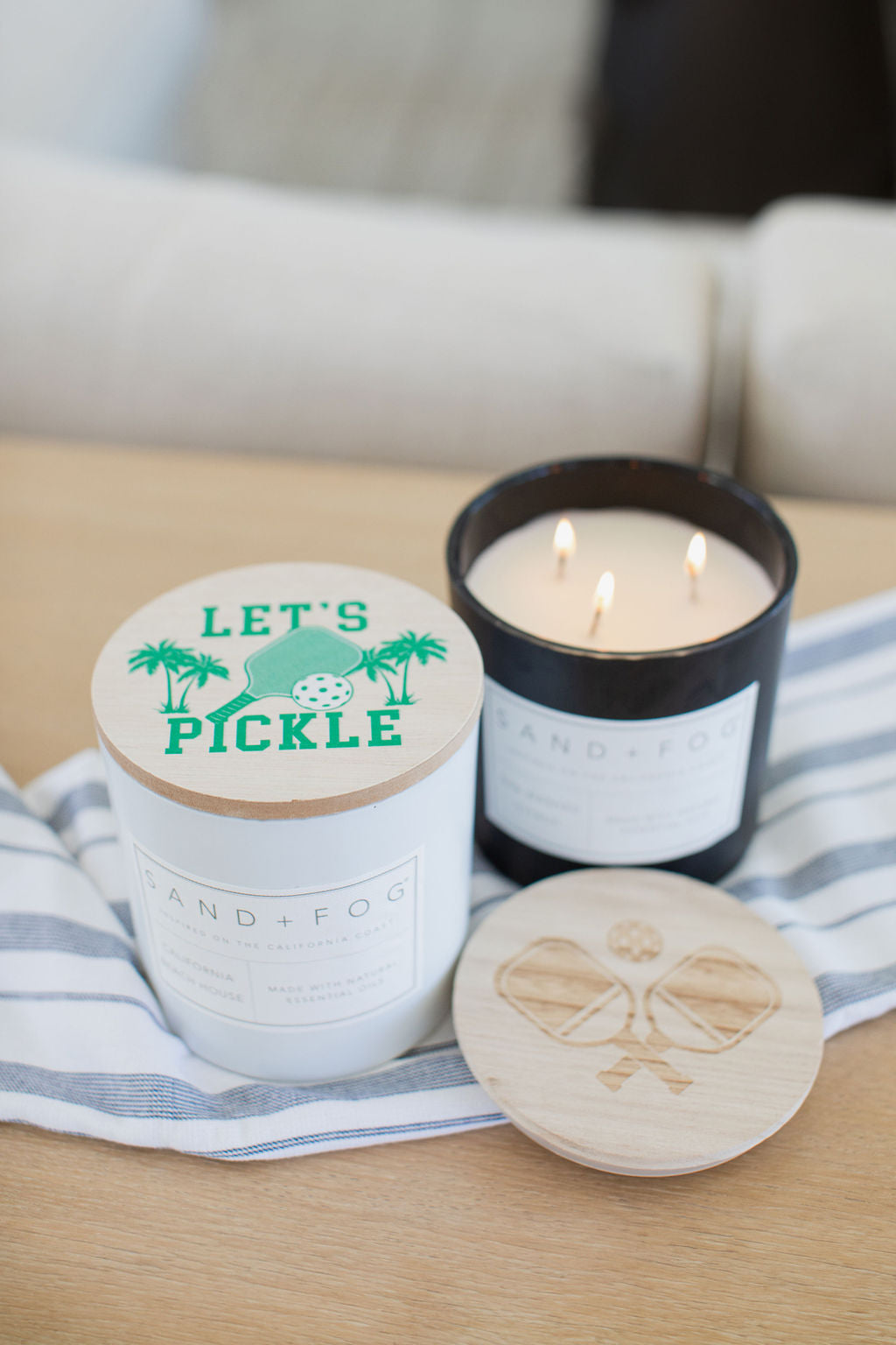 California Beach House 21 oz scented candle Premium
