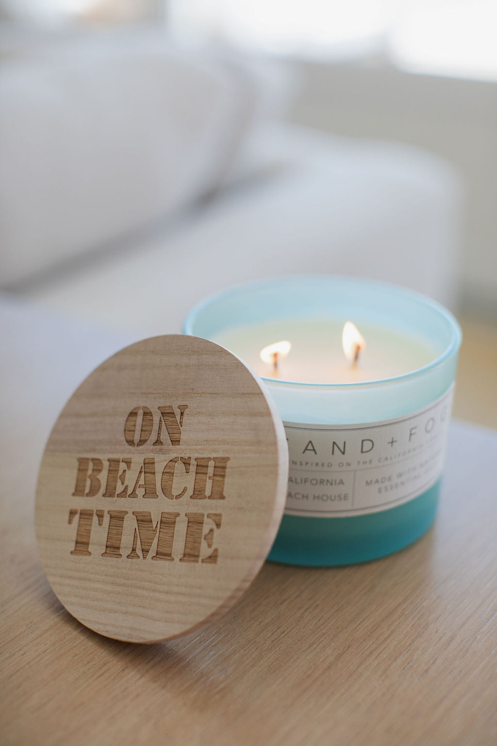 California Beach House 12 oz scented candle Premium