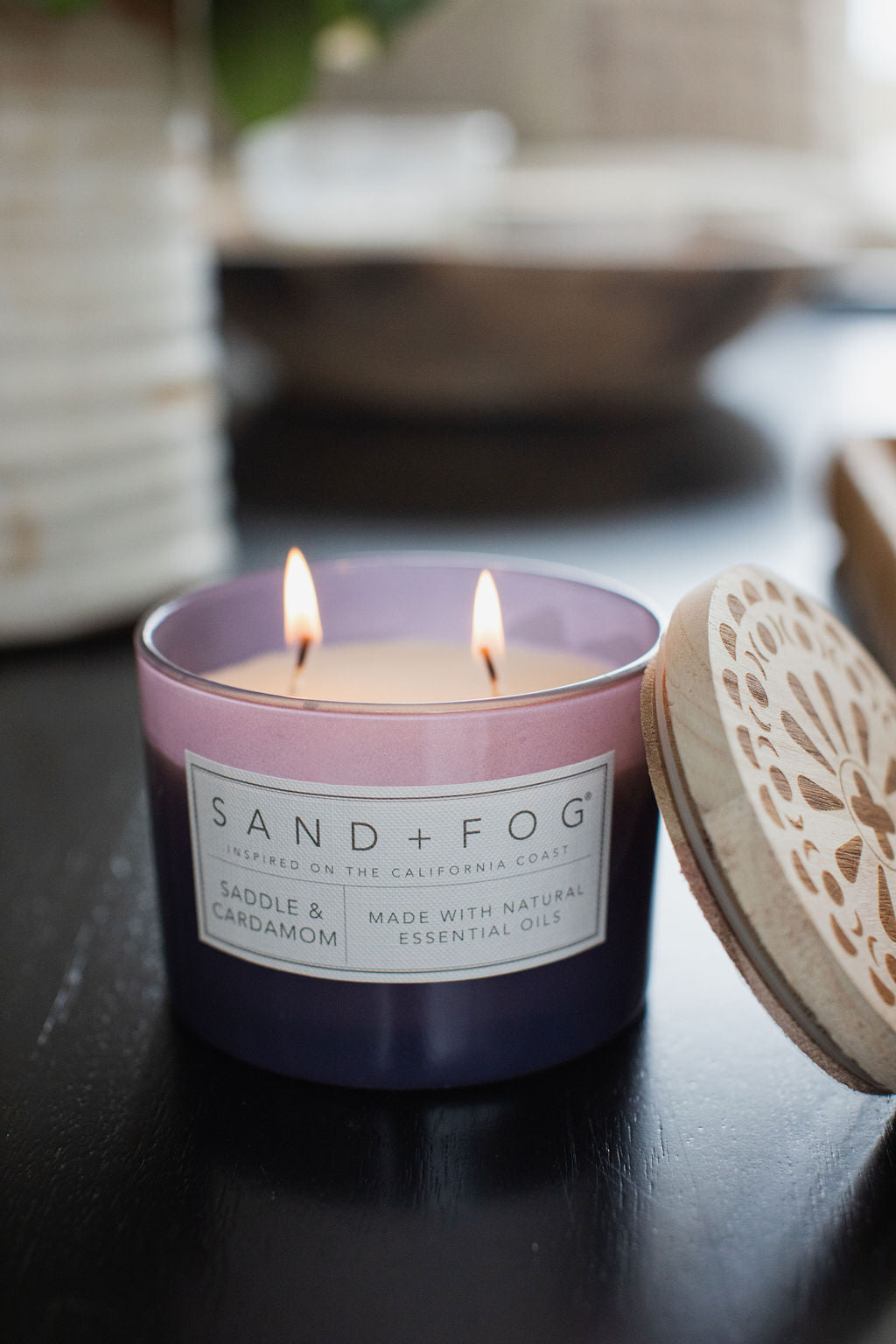 Saddle & Cardamom 12 oz scented candle Premium