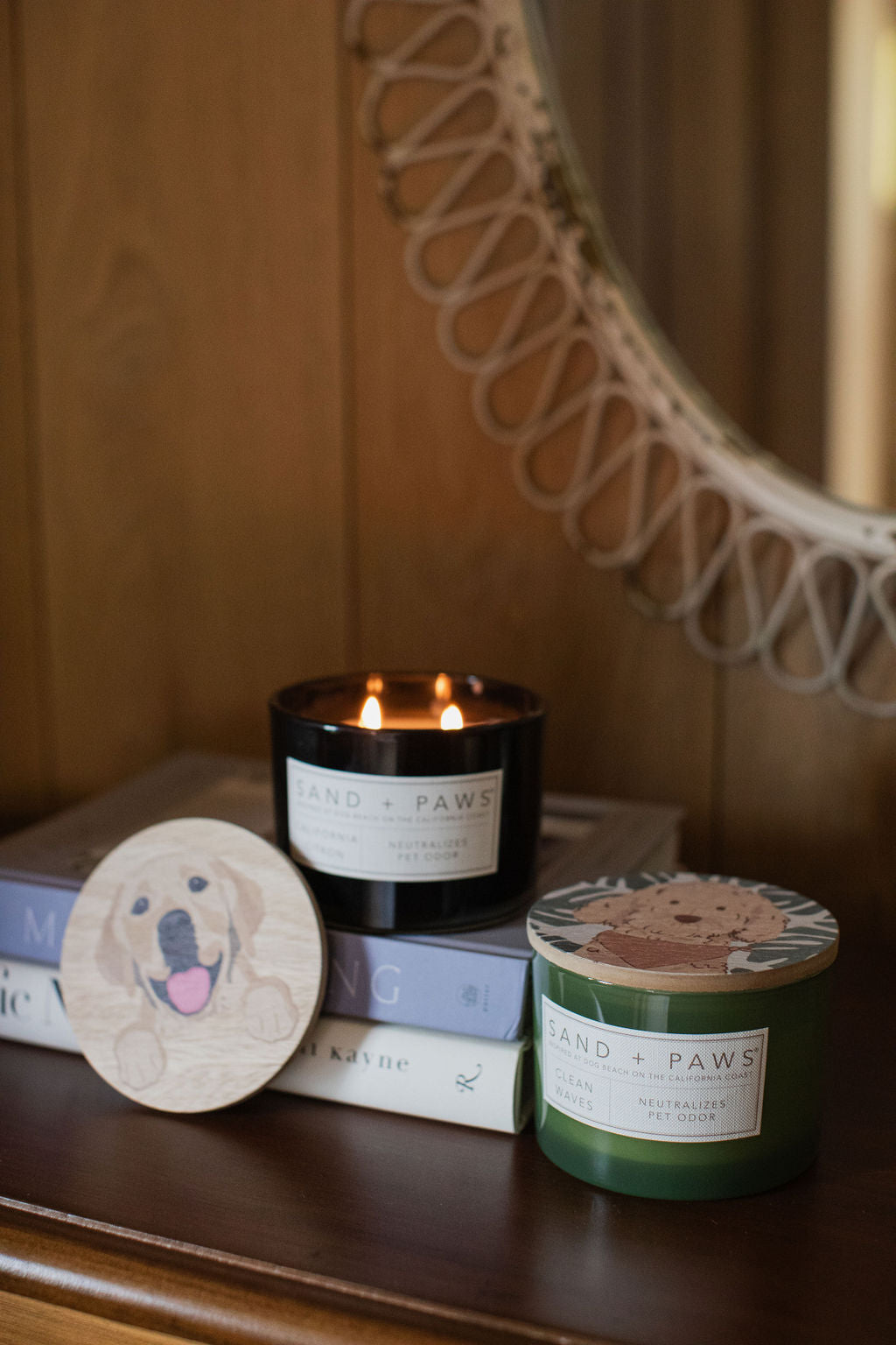 Sand + Paws California Citron 12 oz scented candle Premium