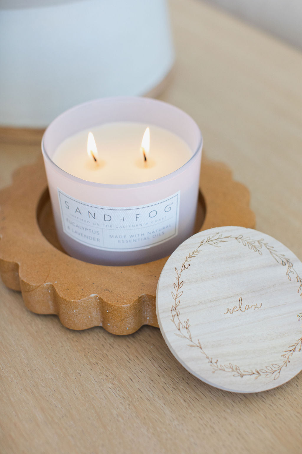 Eucalyptus & Lavender 12 oz scented candle Premium