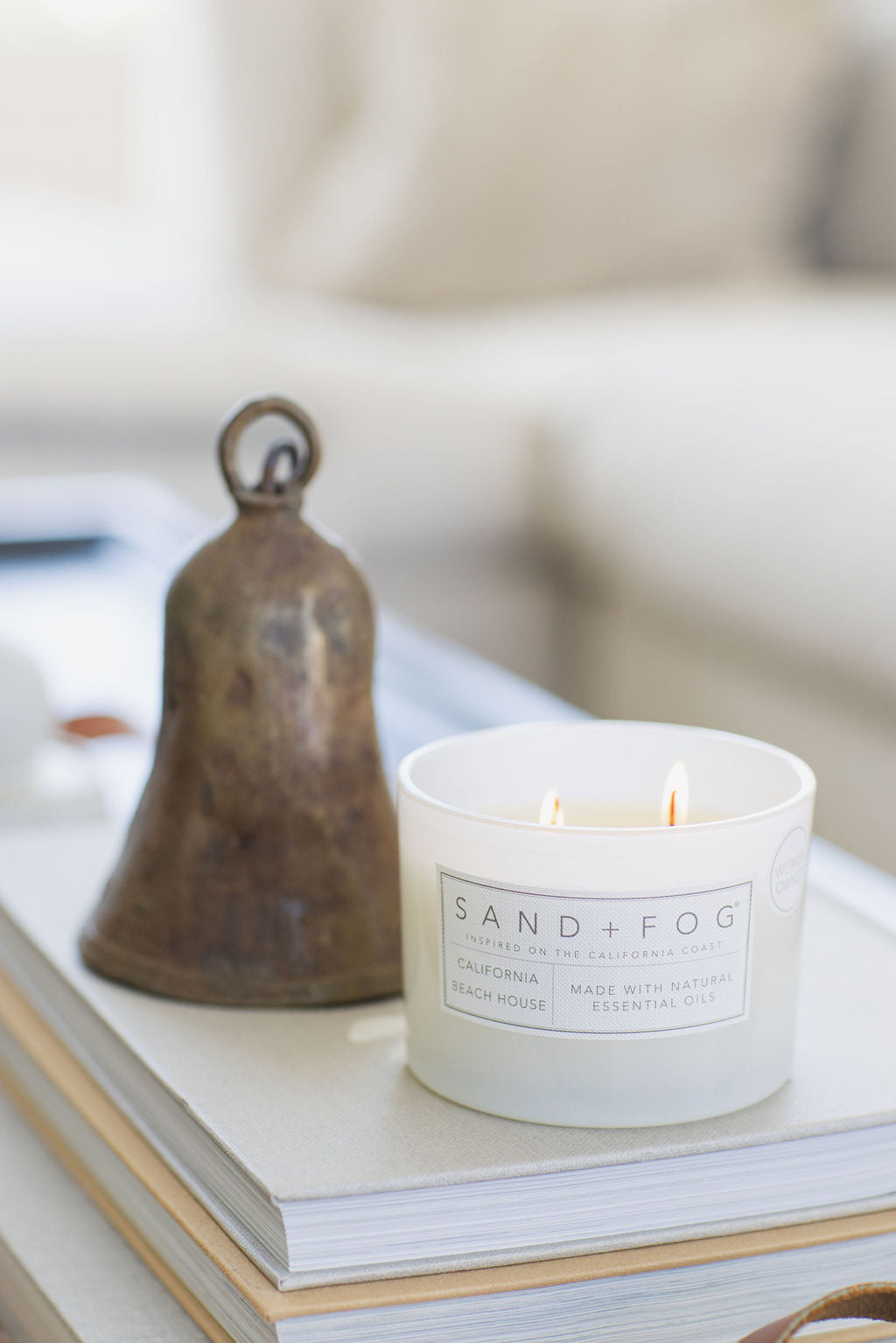 California Beach House 12 oz scented candle Premium