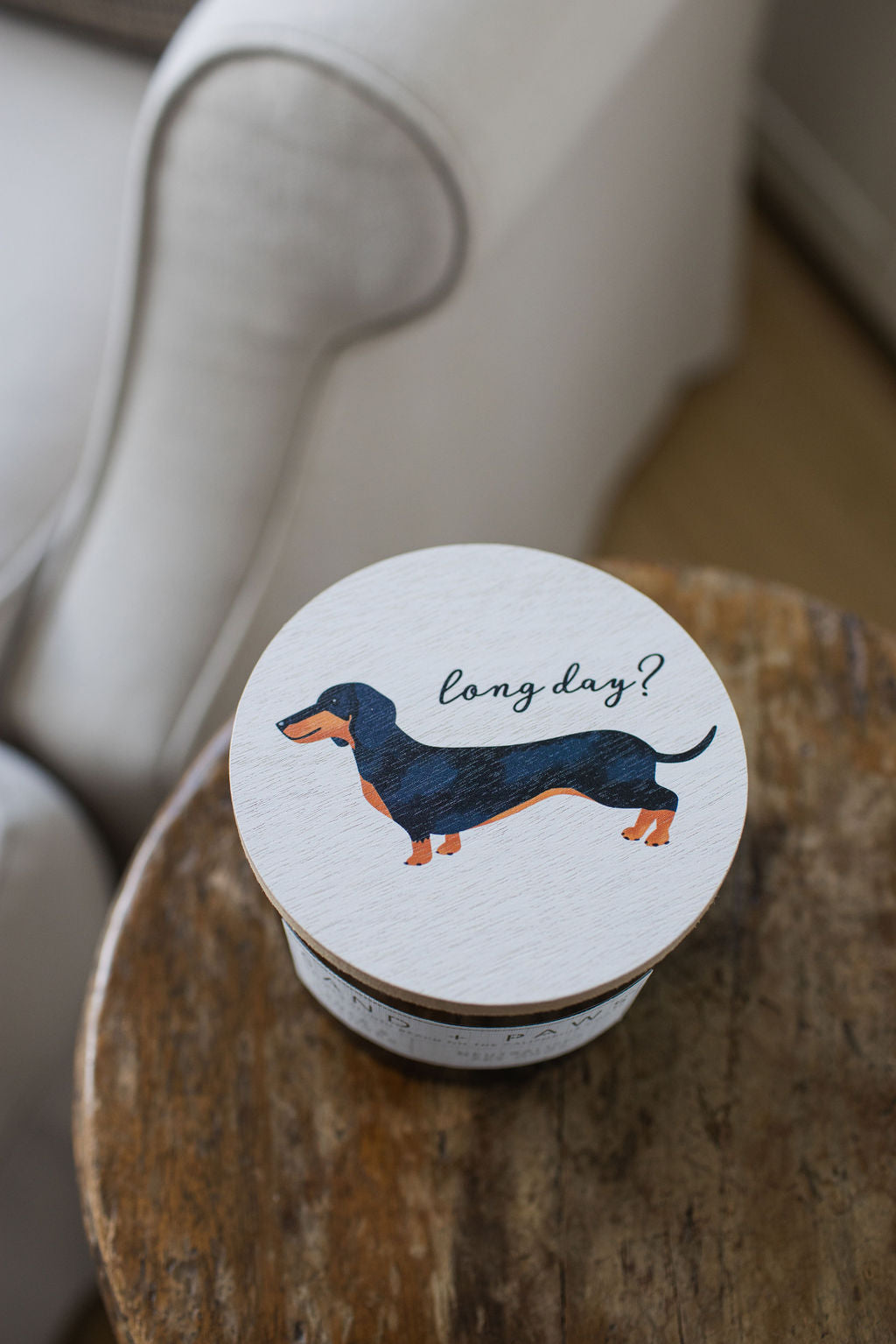 Sand + Paws Cedar & Lavender 12 oz scented candle Premium