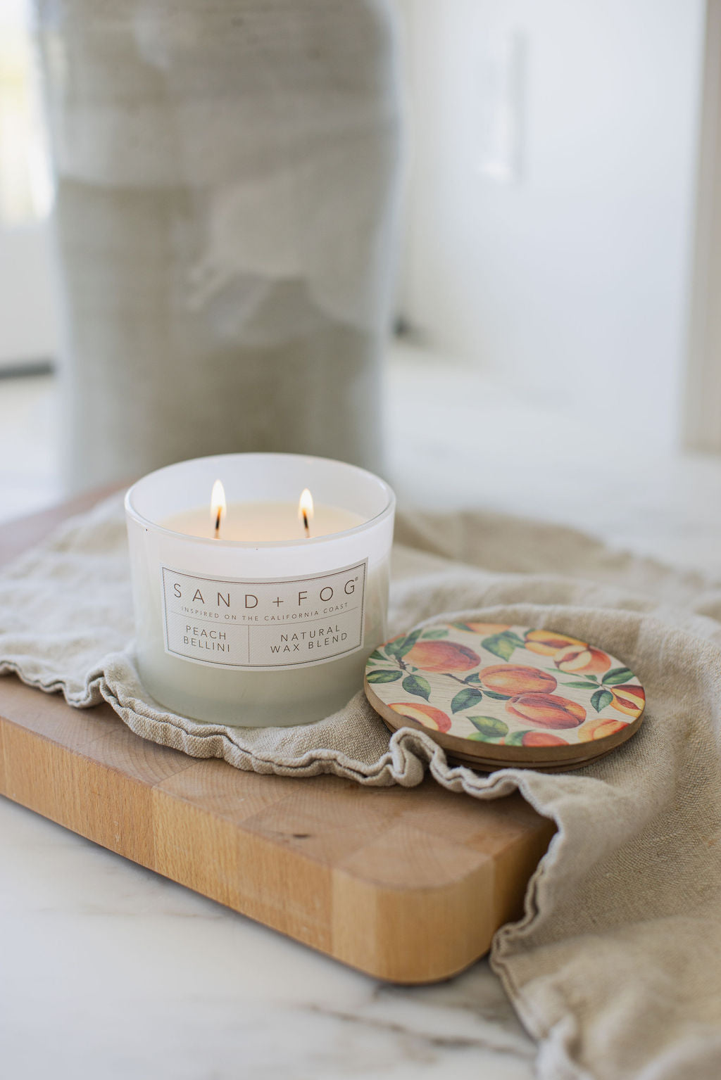 Peach Bellini 12 oz scented candle Premium