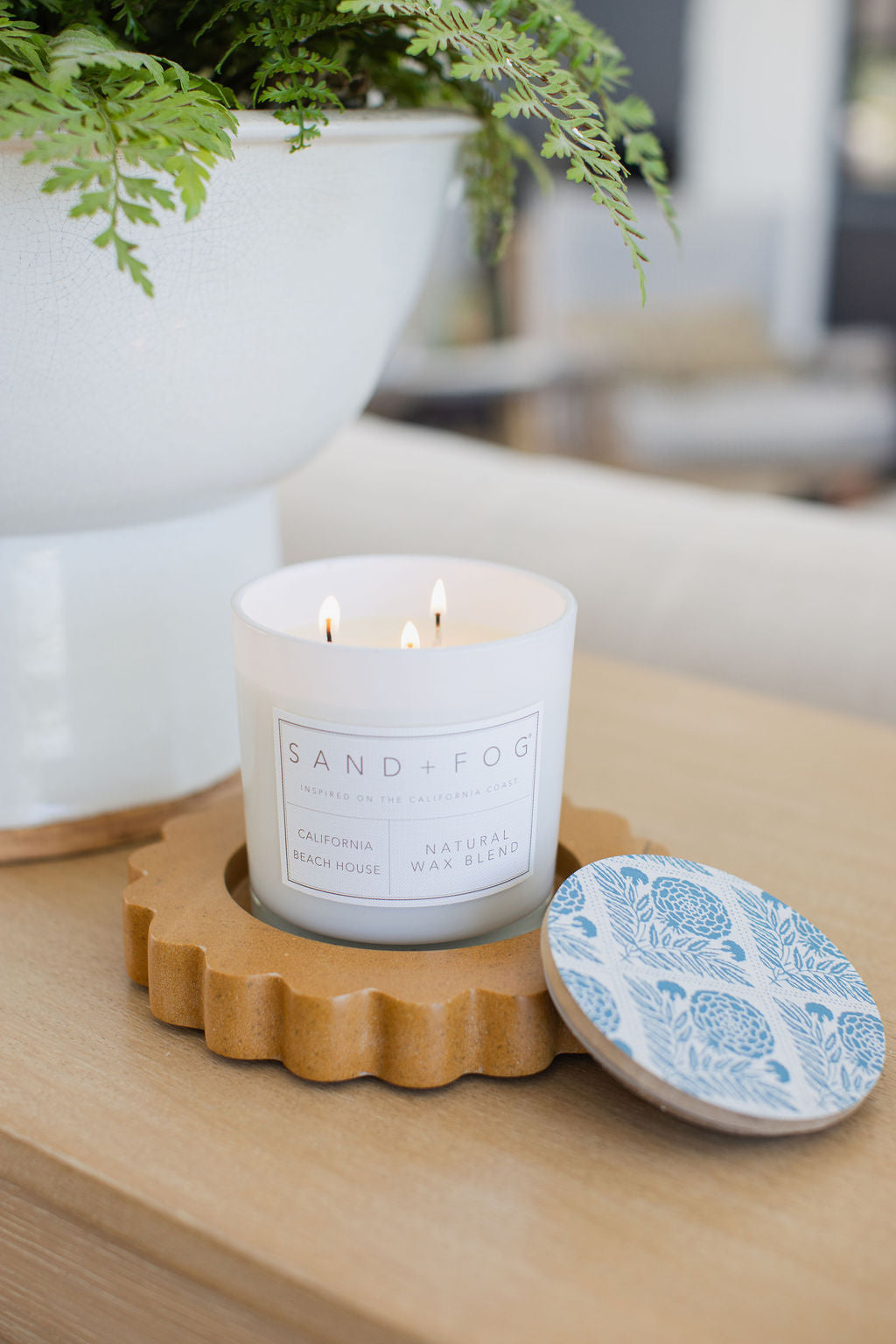 California Beach House 21 oz scented candle Premium