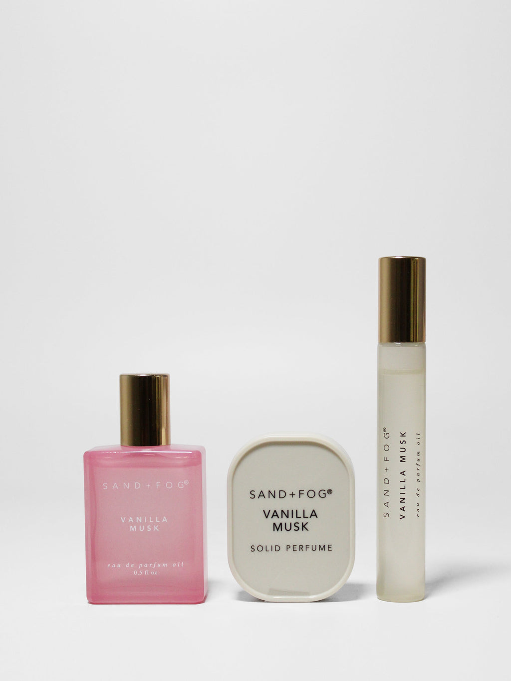 Luxurious Perfume Oil Rollerballs and Solid Perfume Set - Vanilla Musk