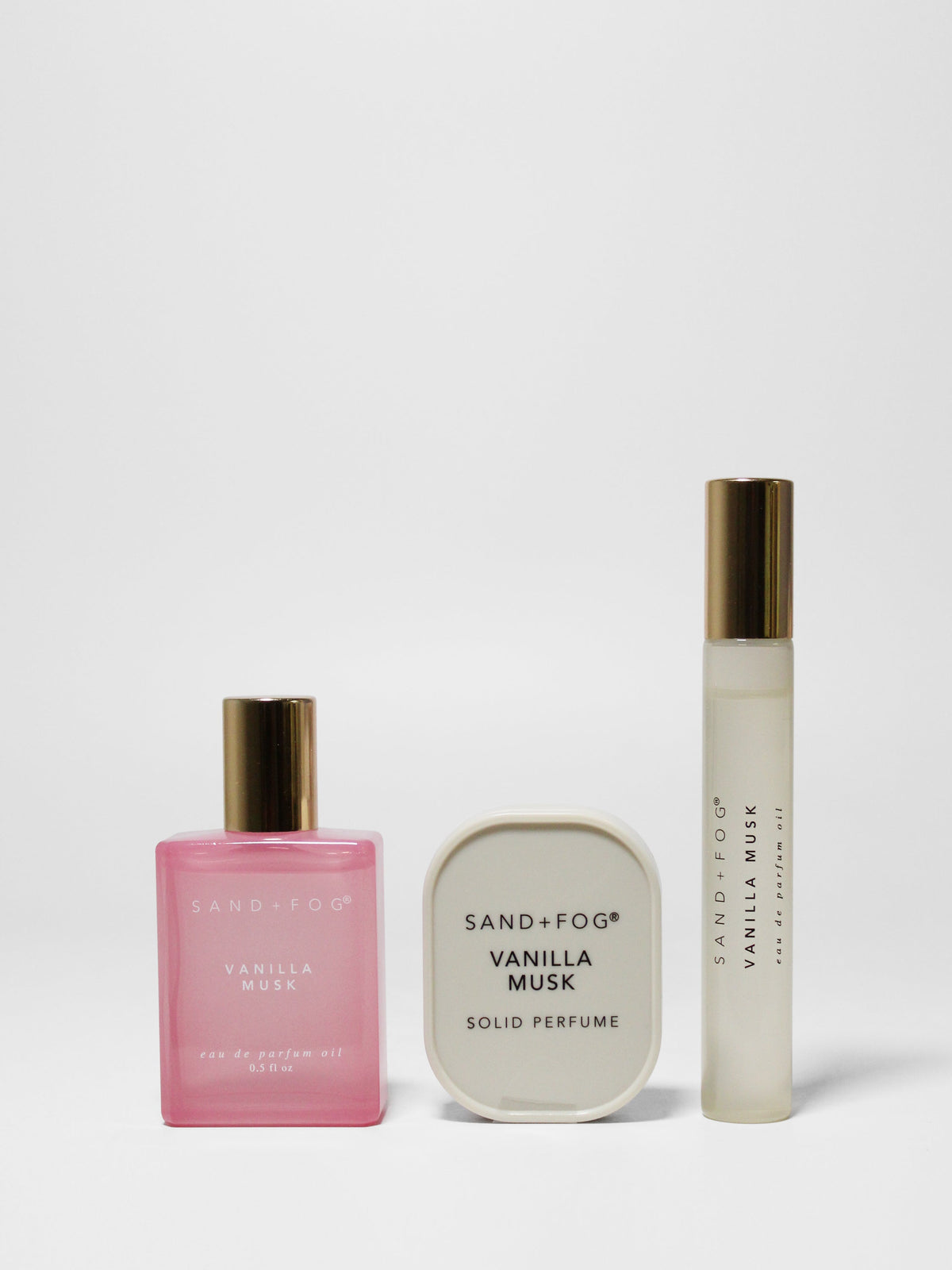 Luxurious Perfume Oil Rollerballs and Solid Perfume Set - Vanilla Musk