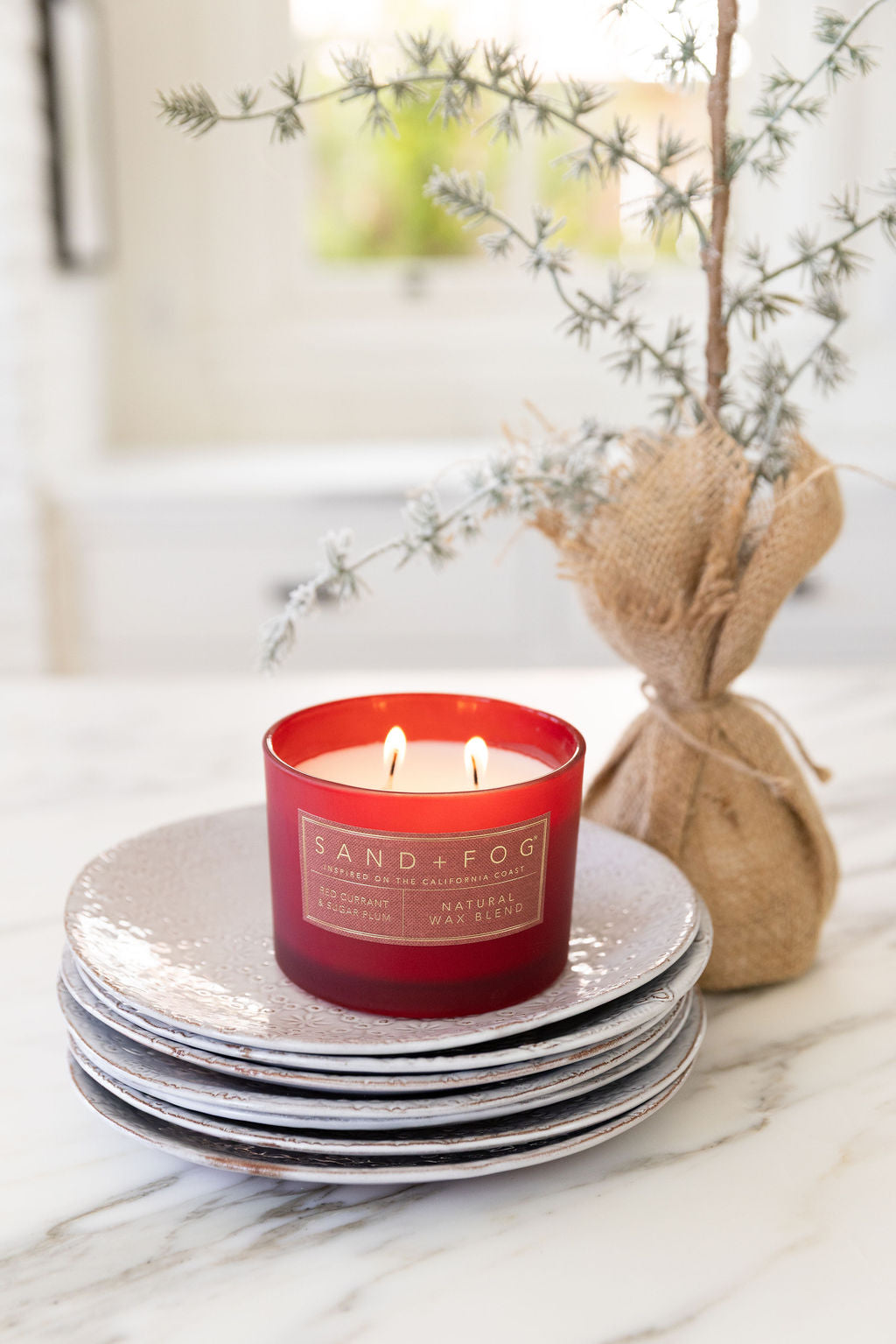 Red Currant & Sugar Plum 12 oz scented candle Premium