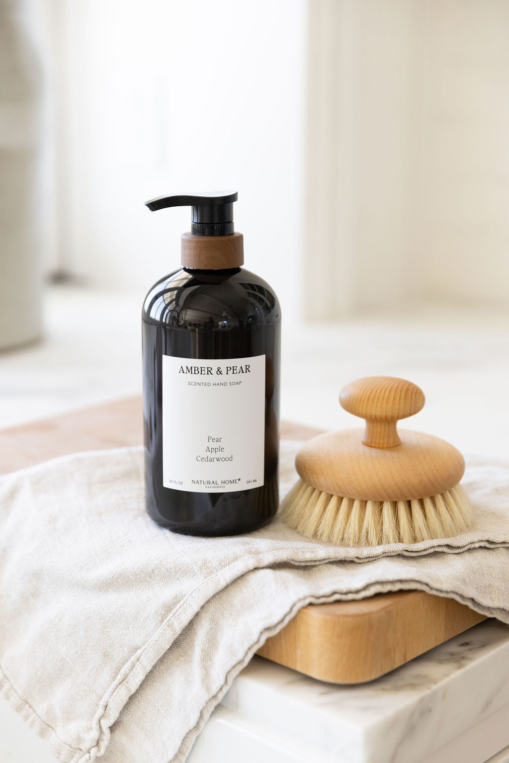 Amber & Pear Natural Home 20 oz Liquid Gentle Hand Soap